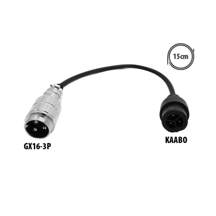 Adaptateur GX16 3P vers Kaabo