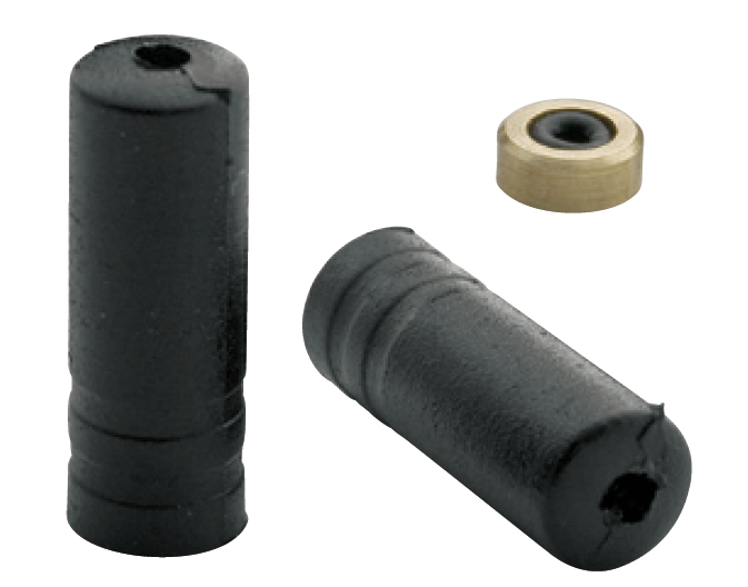 100x Ferules Elvedes Étanche Ø4,3mm PVC Black