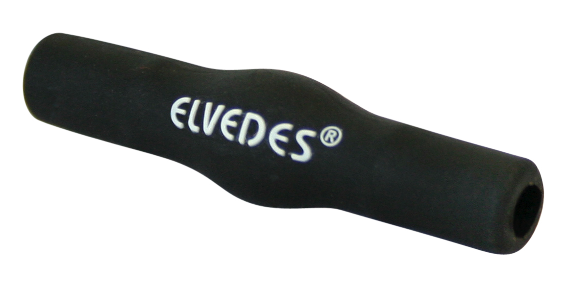 25x Protections de cadre 4-5,5mm Elvedes Rubber, noir
