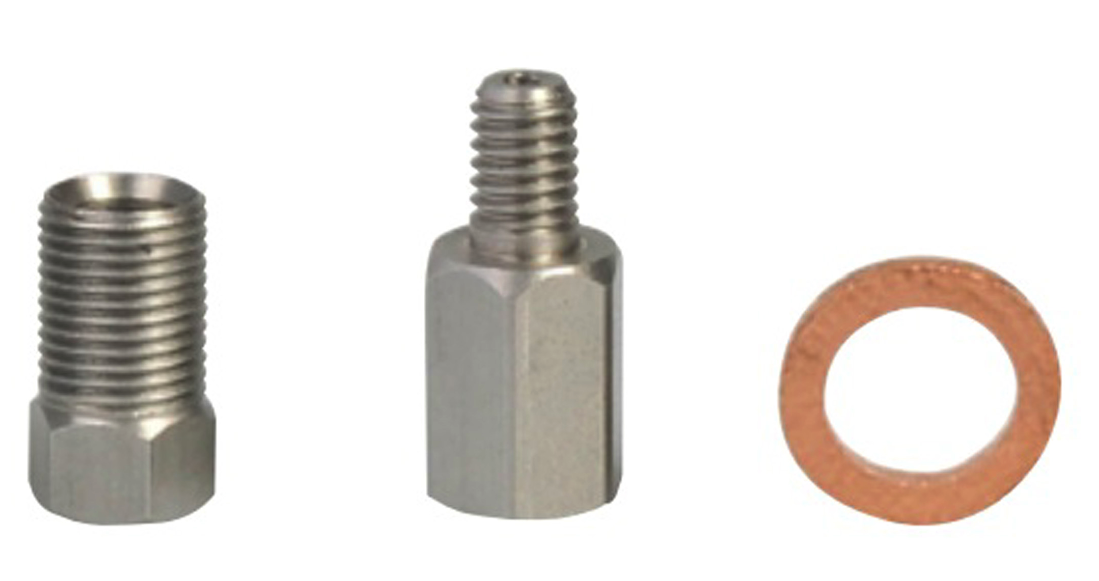 4 set de connecteur Elvedes M6, écrou de compression et joint