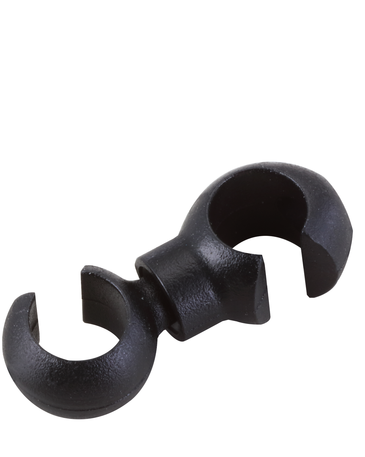 50x Clips articulés Elvedes pour gaine Ø4,3mm - 5,0mm, noir