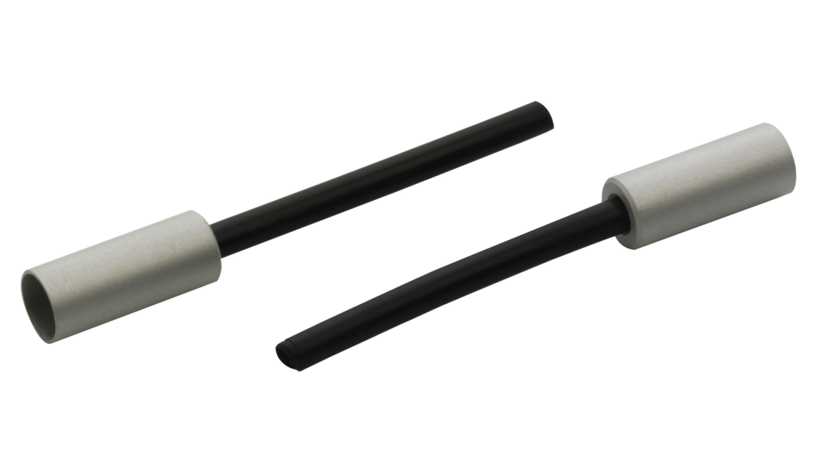 50x embout gaine Elvedes Ø5x14mm aluminium Silver