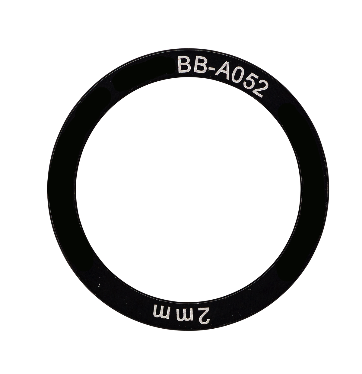 6x Spacer aluminium de boîtier de pédalier 38x30x2mm Elvedes