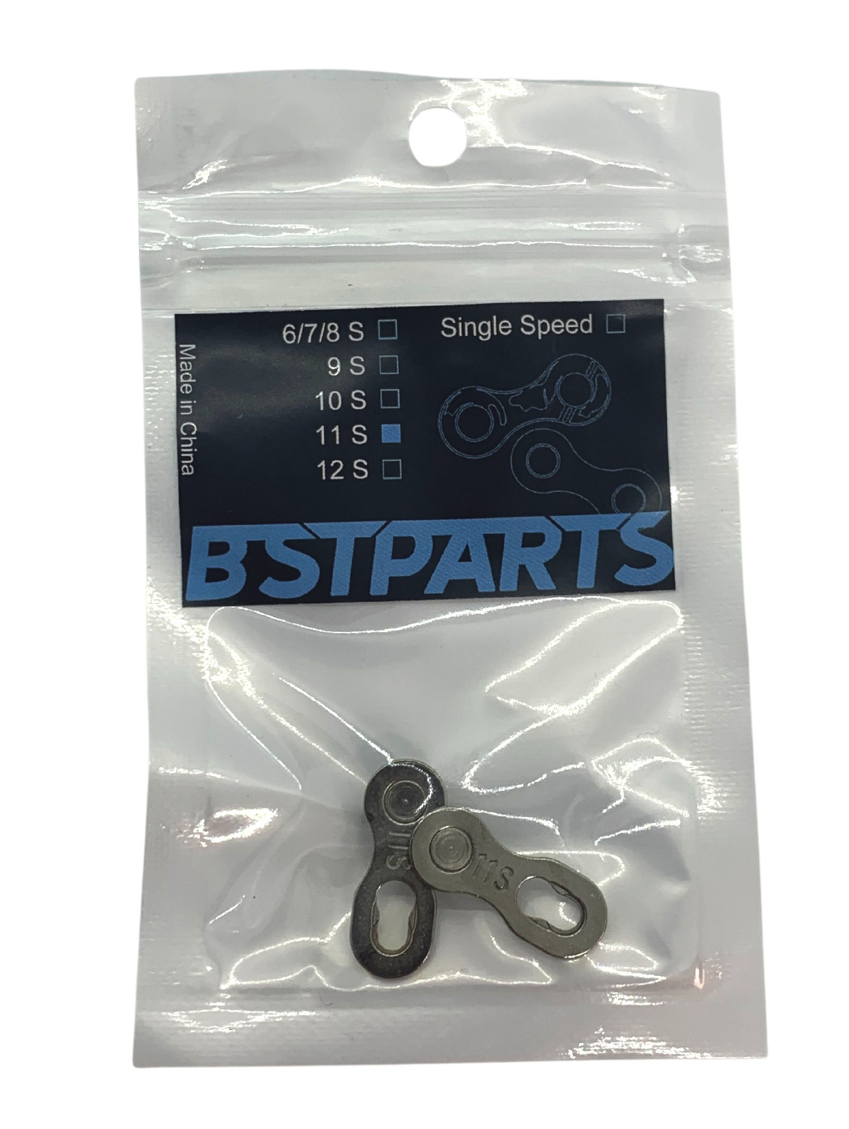 Attache rapide BST Parts SP11, 11 vitesses, argent
