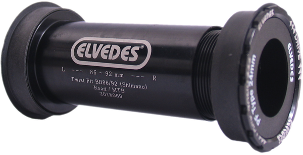 Boîtier de pédalier Elvedes BB86/92 Shimano