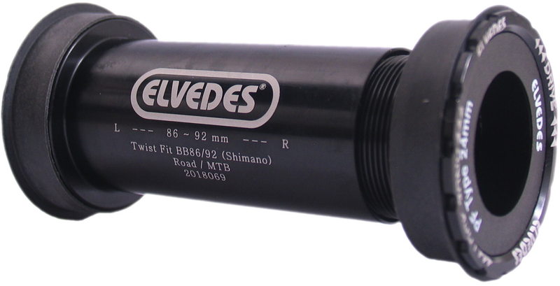 Boîtier de pédalier Elvedes BB86/92 Shimano