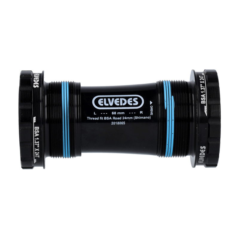 Boîtier de pédalier Elvedes BSA route 24mm (shimano)