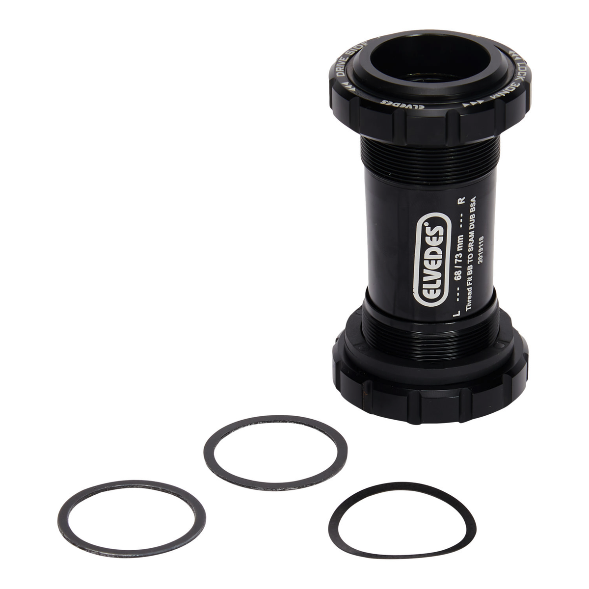 Boîtier de pédalier Elvedes compatible SRAM DUB BSA MTB/route