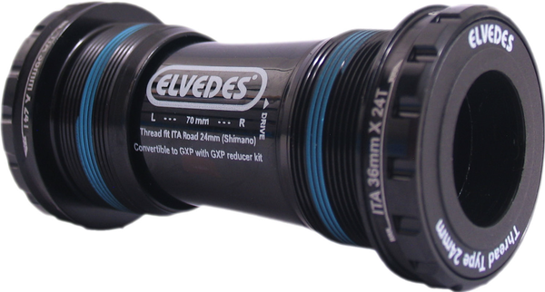 Boîtier de pédalier Elvedes ITA 24mm + spacer GXP
