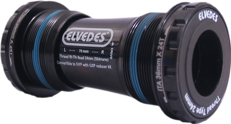 Boîtier de pédalier Elvedes ITA 24mm + spacer GXP