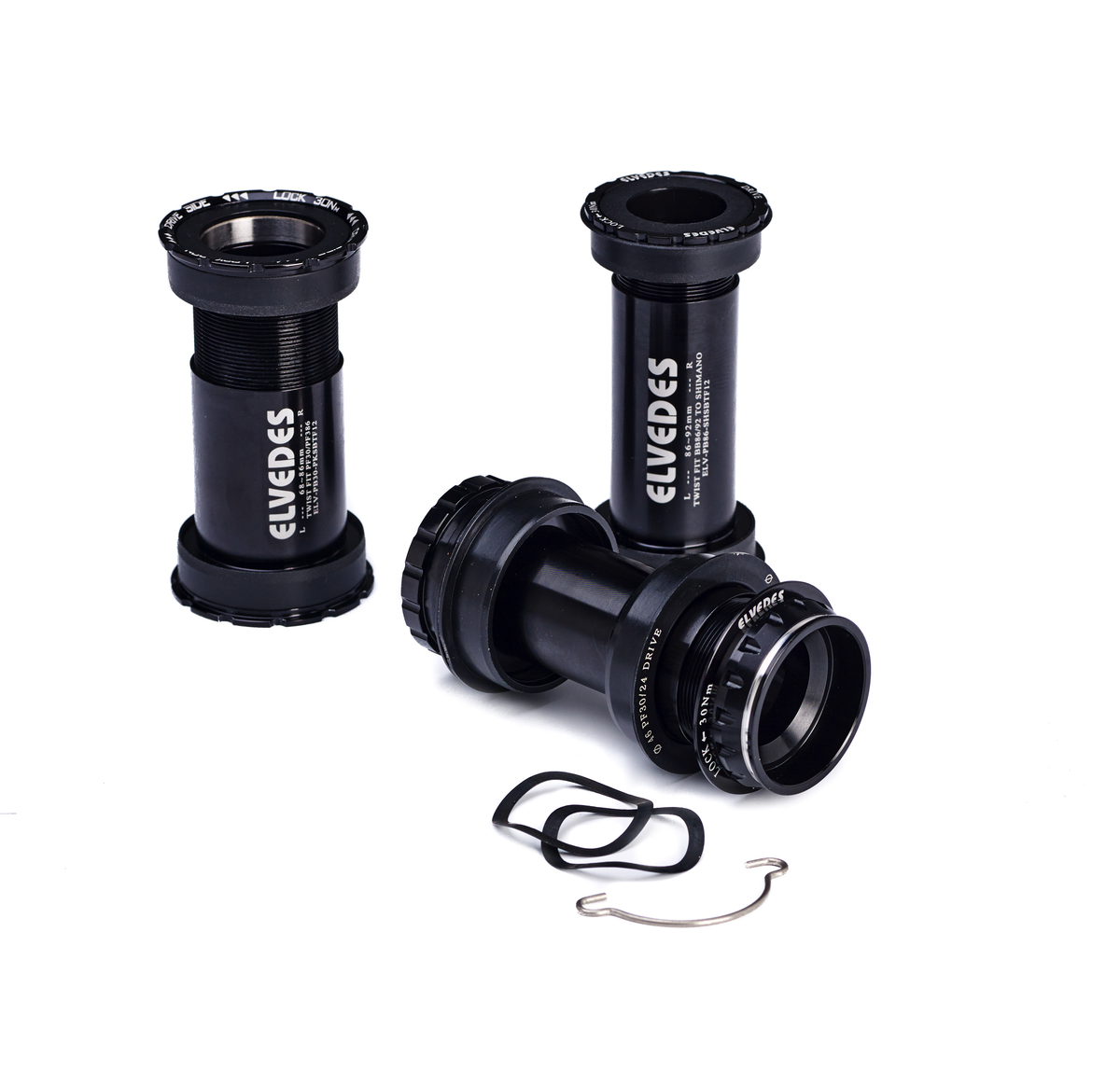 Boîtier de pédalier Elvedes Twist Fit 100mm pour FAT