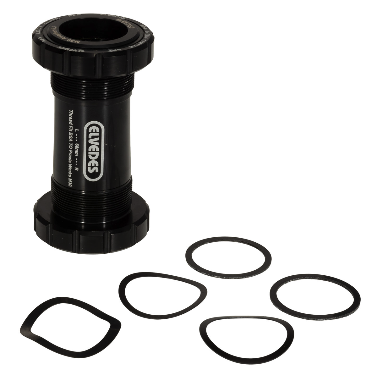 Boîtier de pédalier thread fit Elvedes BSA pour Praxis Road/MTB