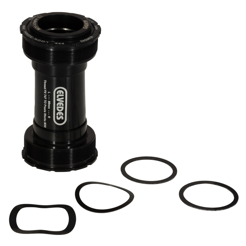 Boîtier de pédalier thread fit Elvedes T47 86mm pour Praxis