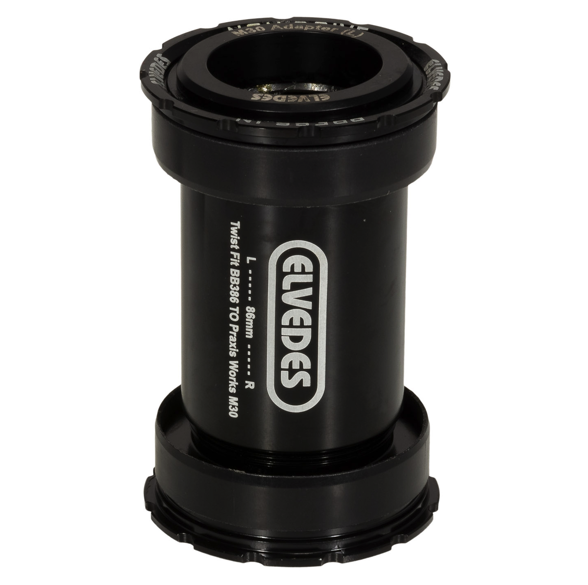 Boîtier de pédalier twist fit Elvedes BB386 pour Praxis Road/MTB