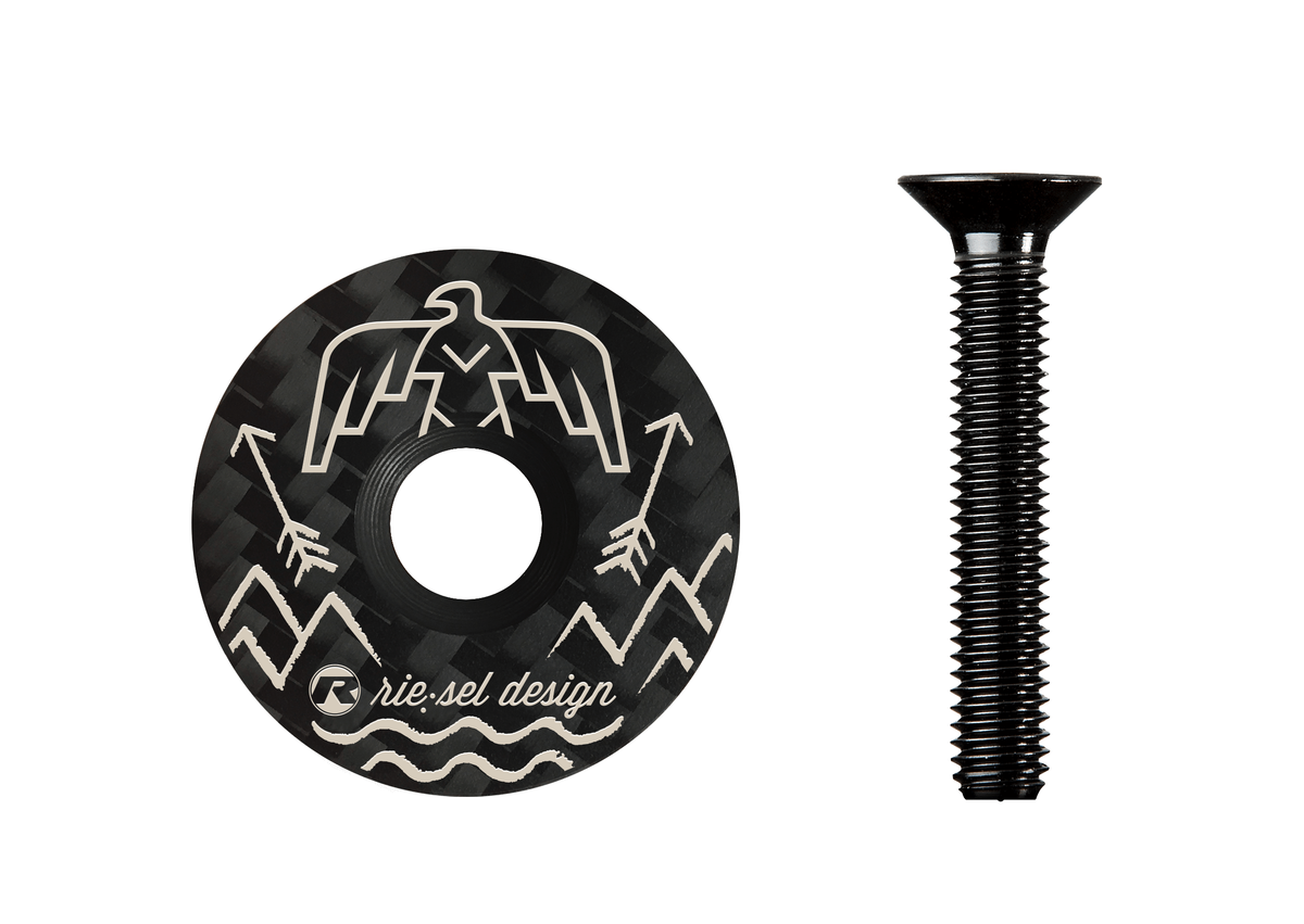 Bouchon de direction Riesel Design STEM:CAP eagle