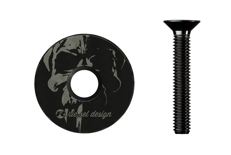 Bouchon de direction Riesel Design STEM:CAP skull