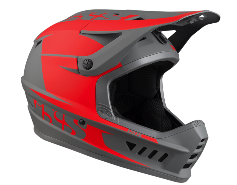 Casque iXS Xact EVO rouge-graphite