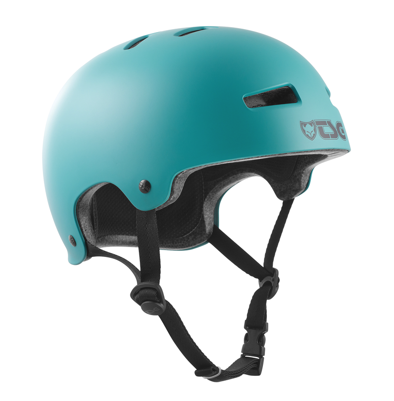 Casque TSG Evolution solid color L/XL satin cauma green