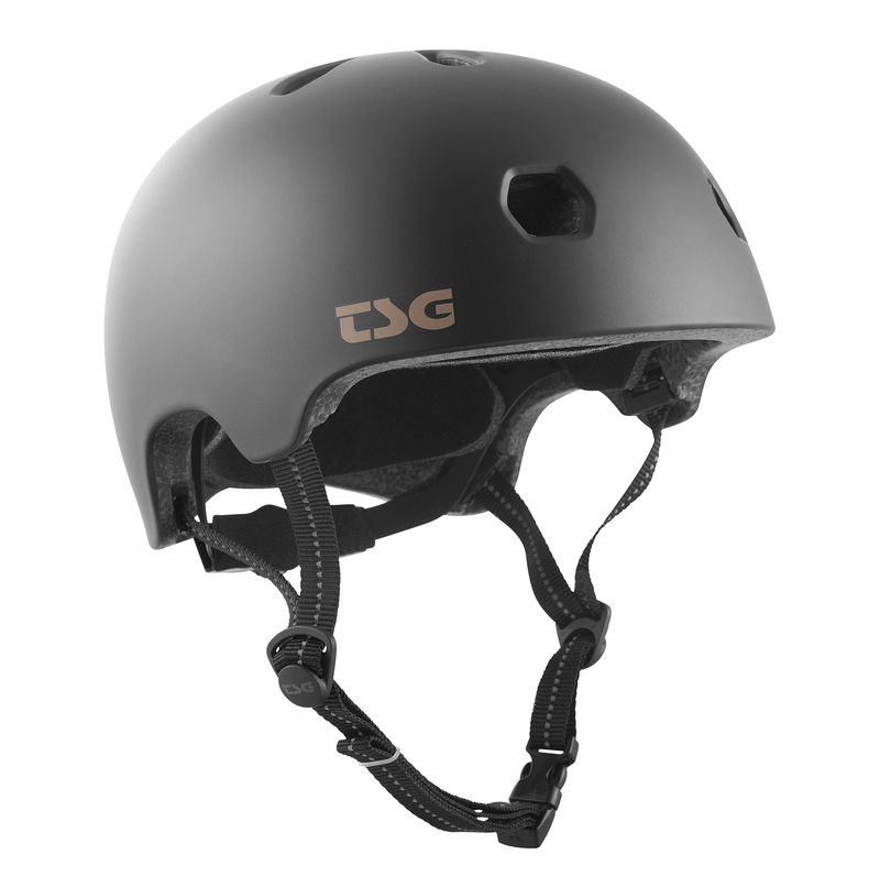 Casque TSG Meta L/XL satin noir – emballage abîmé