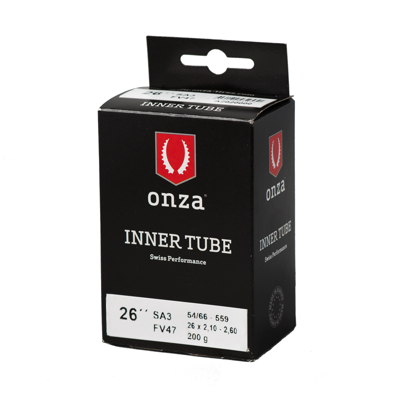 Chambre à air Onza 26x2.1-2.6 SA3, valve Presta