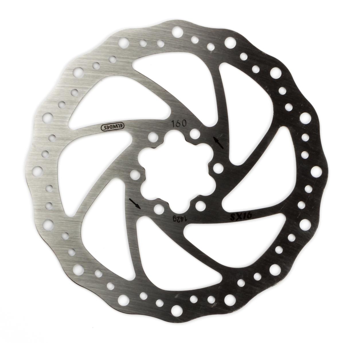 Disque de frein Elvedes SX16 Ø160mm avec 6 vis de fixation
