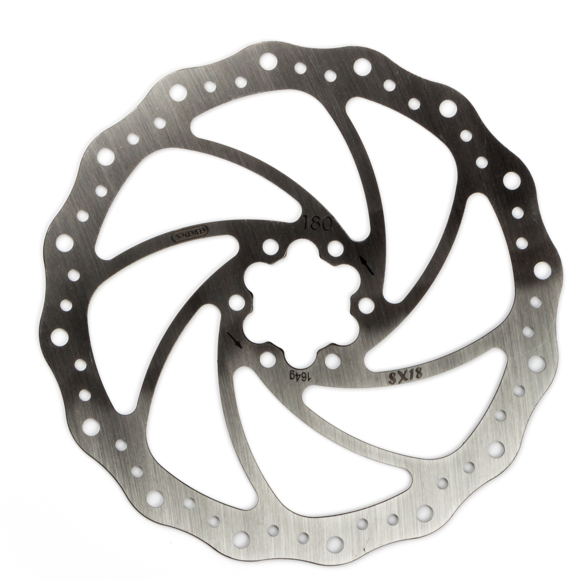 Disque de frein Elvedes SX18 Ø180mm avec 6 vis de fixation