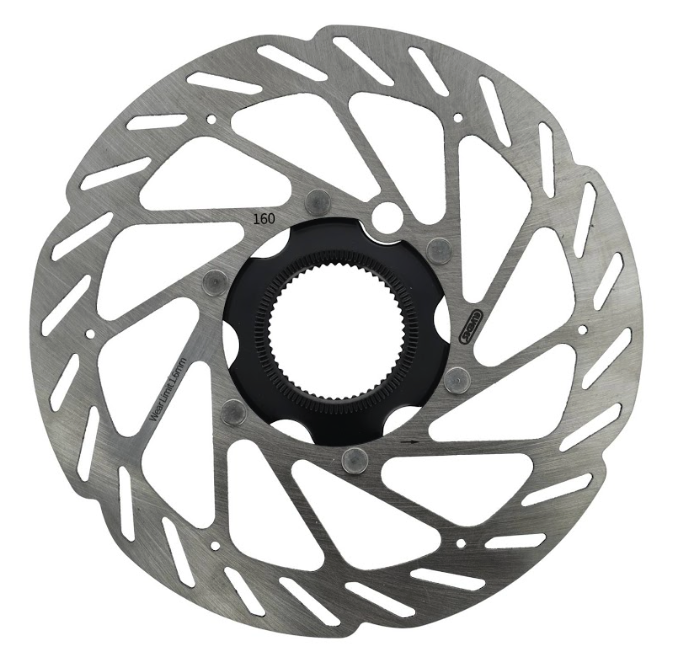 Disque Elvedes Ø160mm, Center-Lock + aimant VAE