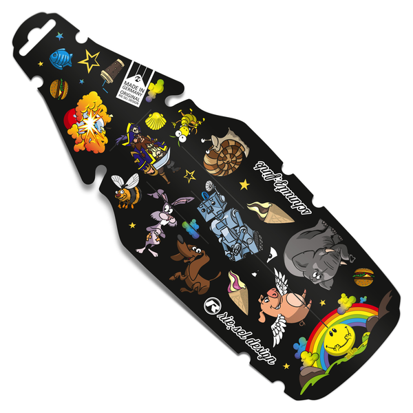 Garde-boue arrière enfant Riesel Design SCHMUTZ:FINK stickerbomb