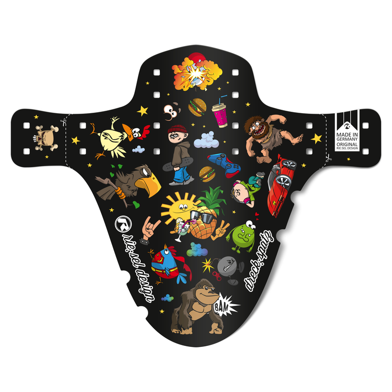 Garde-boue avant enfant Riesel Design DRECK:SPATZ stickerbomb