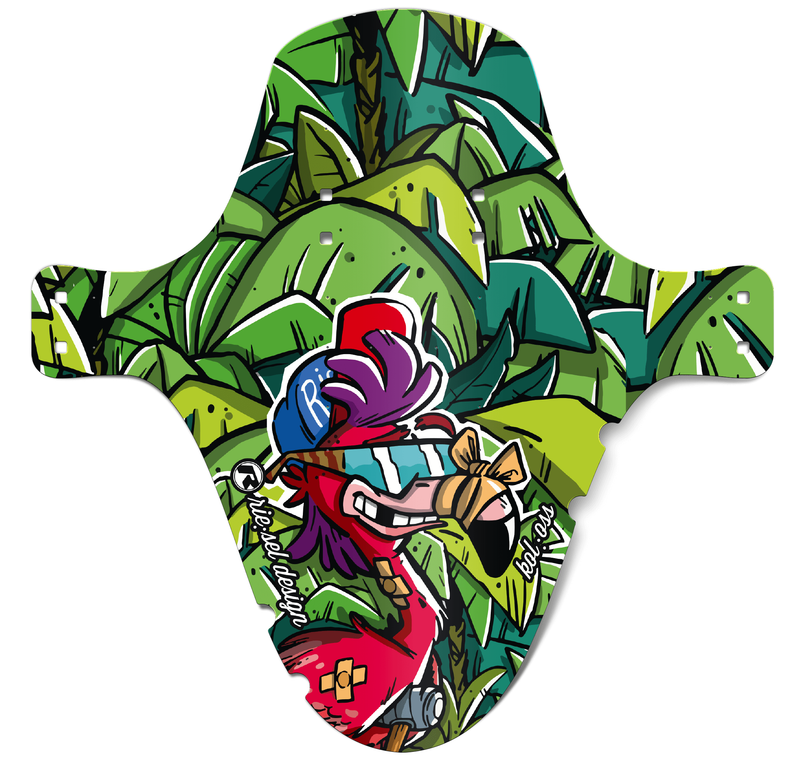 Garde-boue avant Riesel Design KOL:OSS flowmingo