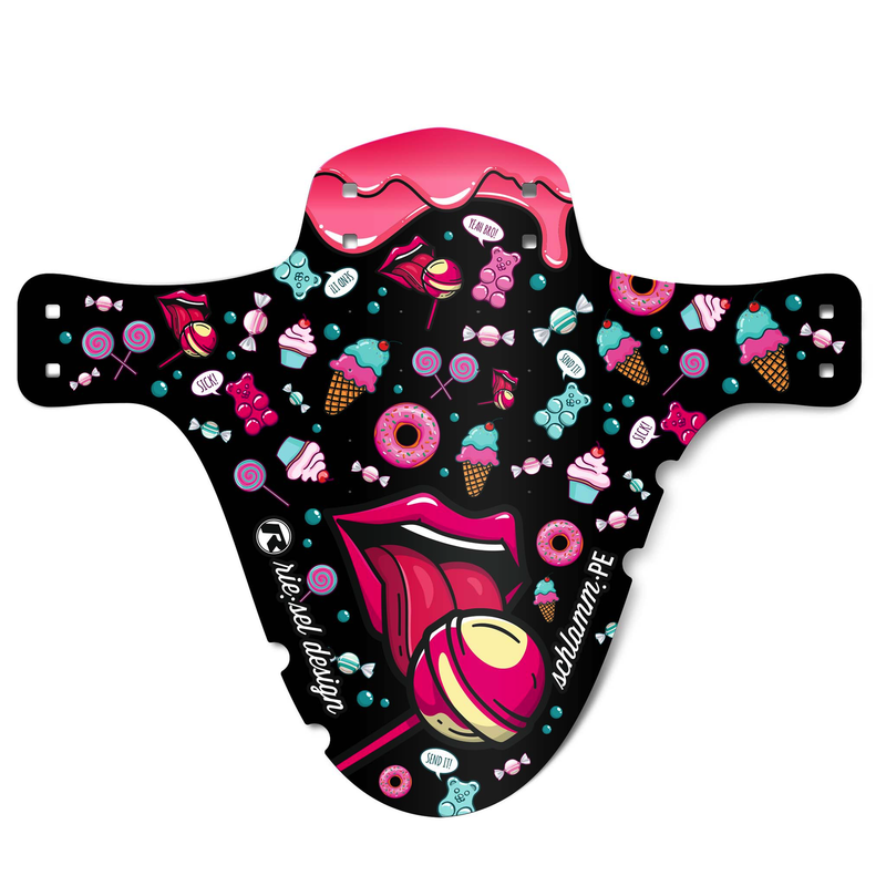 Garde-boue avant Riesel Design SCHLAMM:PE candy