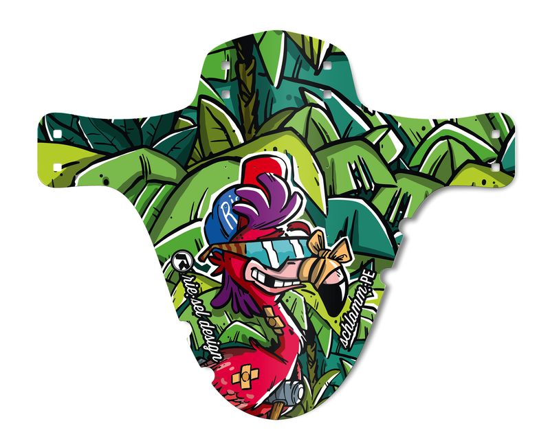 Garde-boue avant Riesel Design SCHLAMM:PE flowmingo
