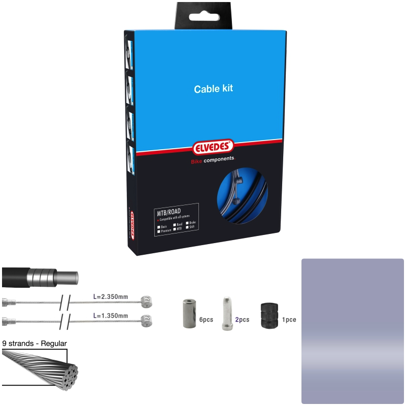 Kit complet freins Elvedes Basic