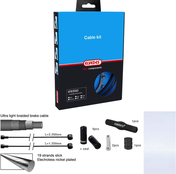 Kit complet freins Elvedes Pro-Line étanche dia. 5.0mm