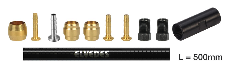 Kit d'extension durite Elvedes pour Shimano SM-Bh 59 / SM-Bh 90