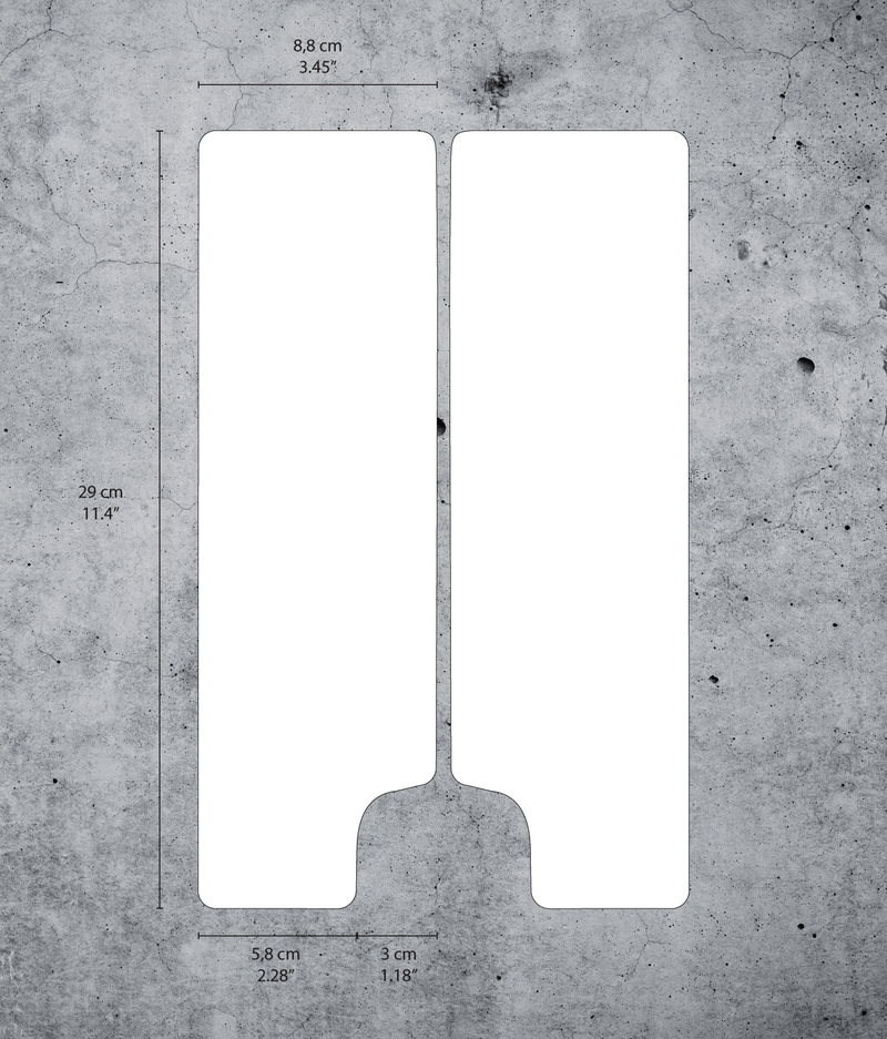 Kit film de protection fourche Clear Gloss DYEDBRO