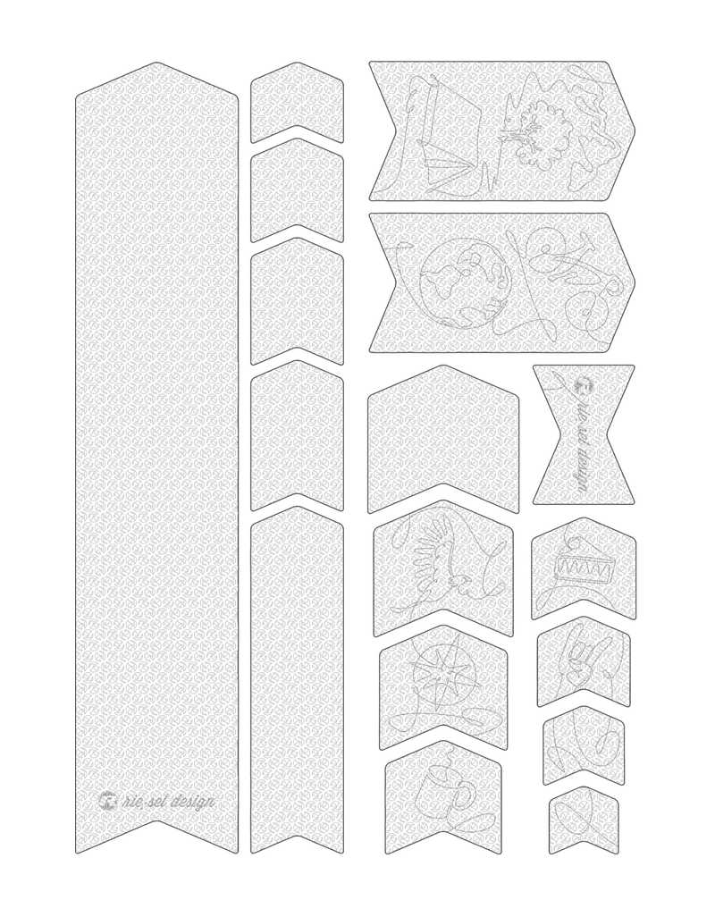 Kit film de protection Riesel Design FRAME:GUARD cadre journey
