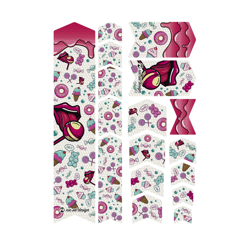 Kit film de protection Riesel Design FRAME:TAPE 3000 cadre candy