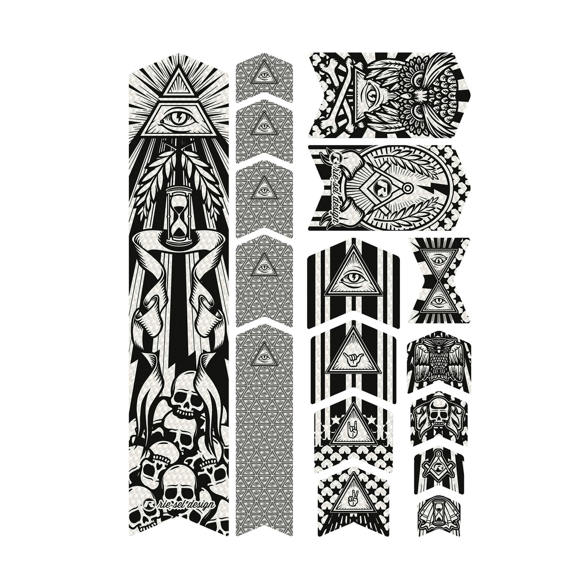Kit film de protection Riesel Design FRAME:TAPE 3000 cadre illuminati