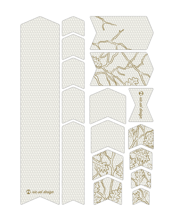 Kit film de protection Riesel Design FRAME:TAPE 3000 cadre oak leaves