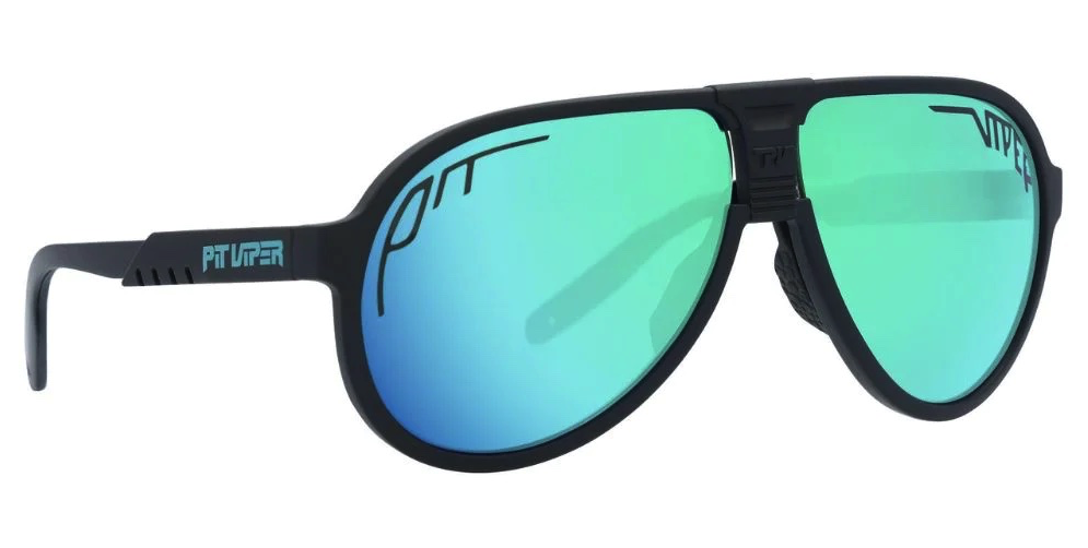 Lunettes de soleil Pit Viper The Exec jethawk polarized blue-green
