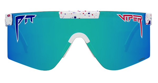 Lunettes de soleil Pit Viper The Merika Original Wide HDPV Polarized Blue