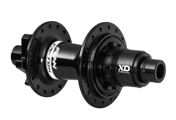 Moyeu arrière Funn Fantom XD, Boost 148x12mm, 32 trous, 102 pts engagements, noir