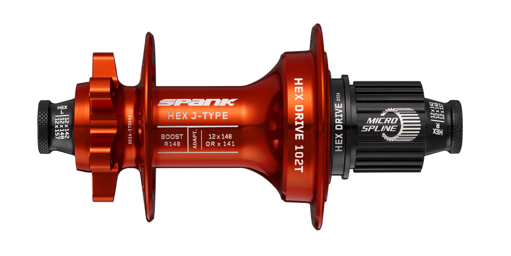 Moyeu arrière Spank HEX J-Type Boost R148 HG, 102T, 32H