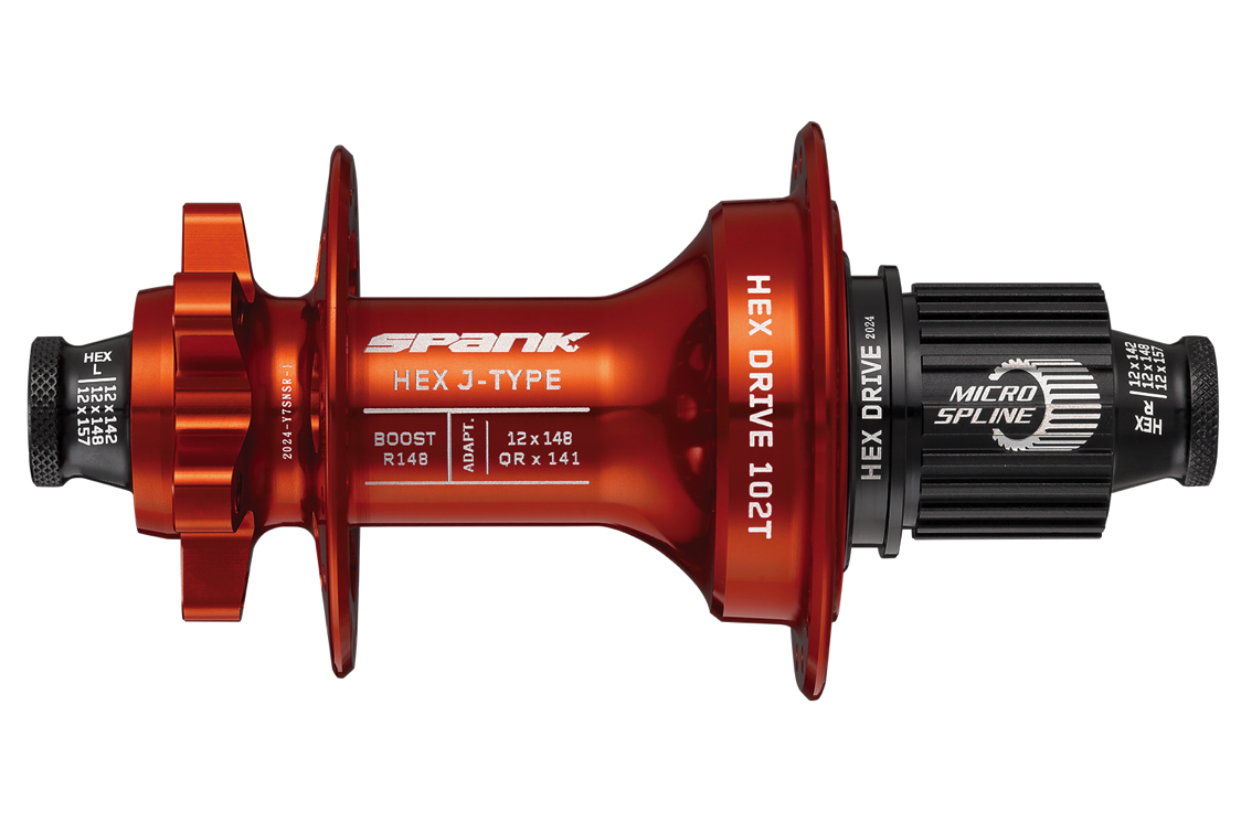 Moyeu arrière Spank HEX J-Type Boost R148 XD Hub, 102T, 32H
