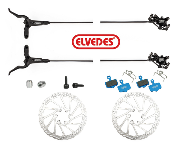 Paire de freins Elvedes HP4000 Dual piston Mineral
