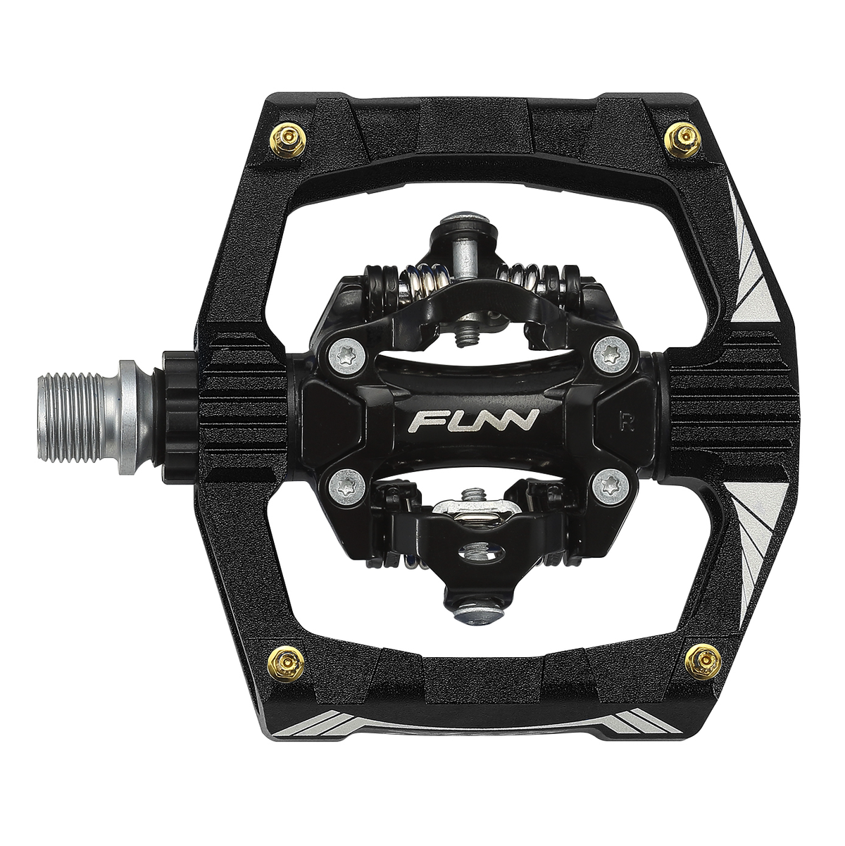 Pédales Funn Ripper 2 côtés SPD noir