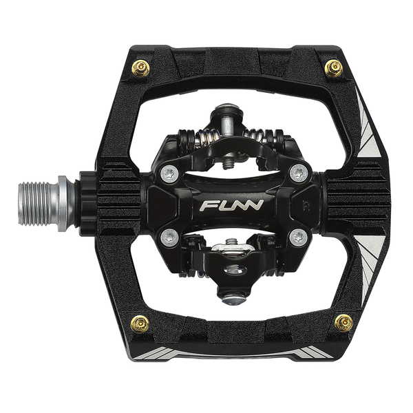 Pédales Funn Ripper 2 côtés SPD noir