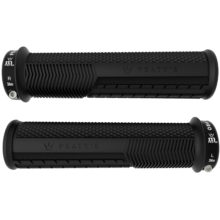 Poignées Peaty's Monarch Pro Knurl épais (32-34mm) Supersoft