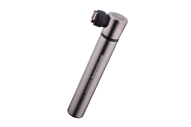 Pompe à main Birzman Mini Apogee 120PSI argent